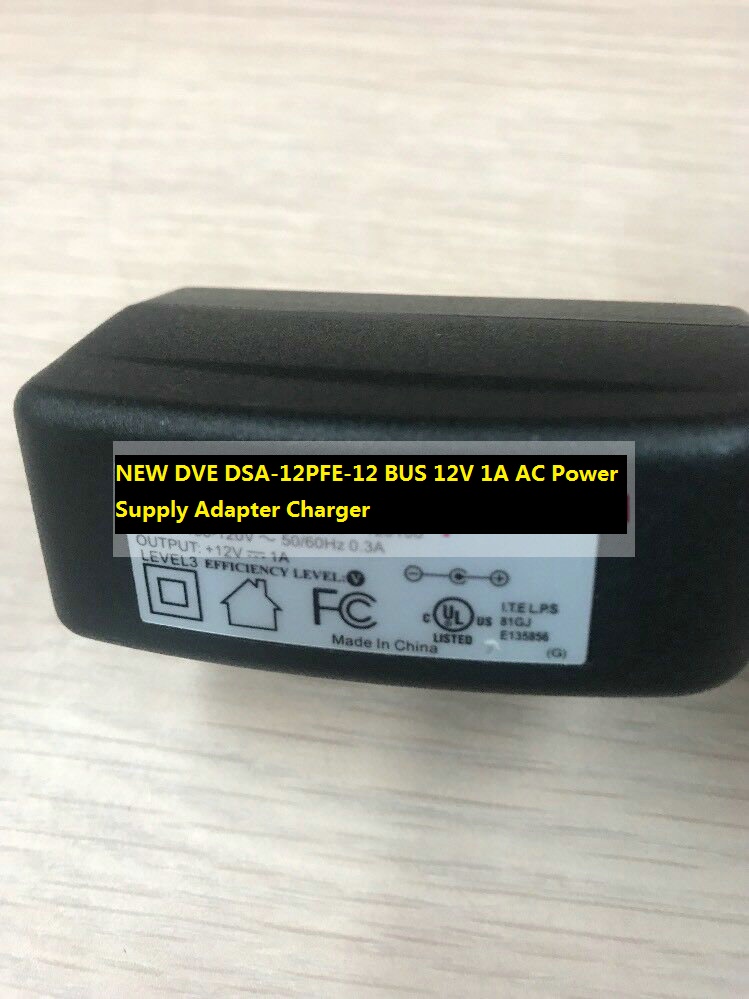100% Brand New & High Quality DVE 12V 1A AC Adapter DSA-12PFE-12 BUS Power Supply Charge 100% Brand New & High Quality DVE 12V 1A AC Adapter DSA-12PFE-12 BUS Power Supply Charge
